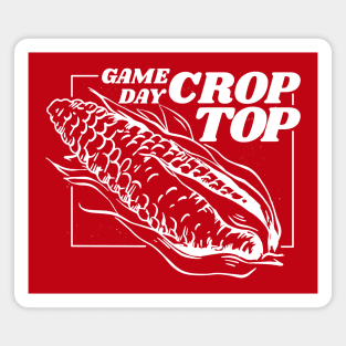 My Gameday Crop Top // Funny Nebraska Football Corn Magnet